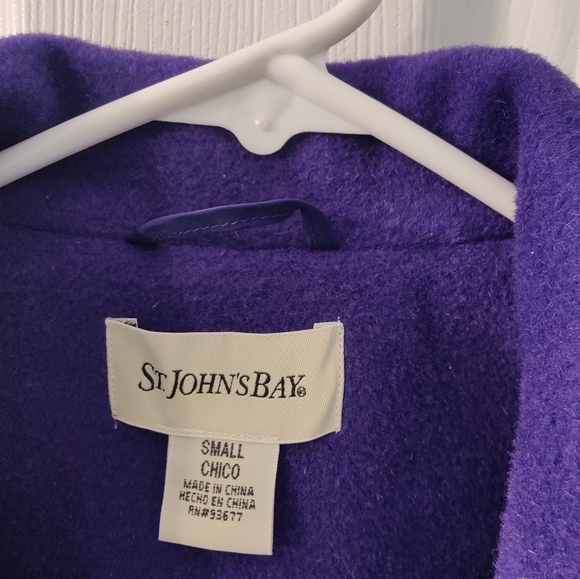 St.John’s Bay Women's Cashmere Blend Pea Coat Size S - Picture 6 of 10
